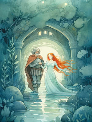 HOW THE KNIGHT TOOK HIS YOUNG WIFE WITH HIM
