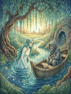 IN WHAT WAY UNDINE HAD COME TO THE FISHERMAN