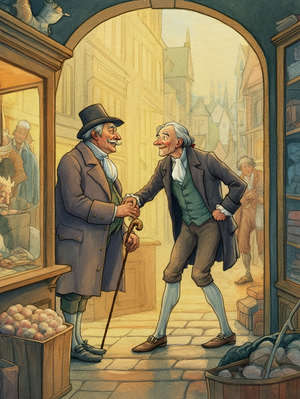 THE FABLE OF THE MAN-GRABBER WHO WENT OUT OF HIS CLASS