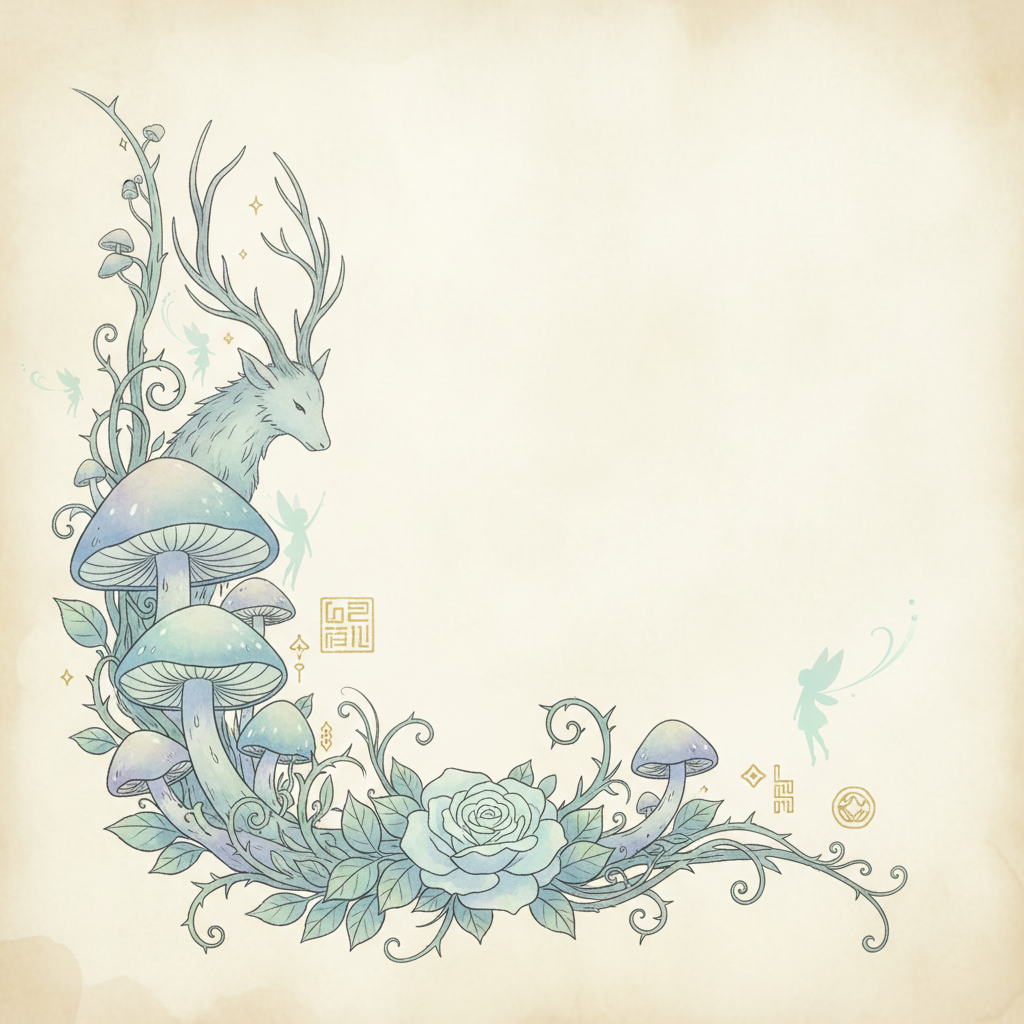 Ghibli-style decorative element for i 131.