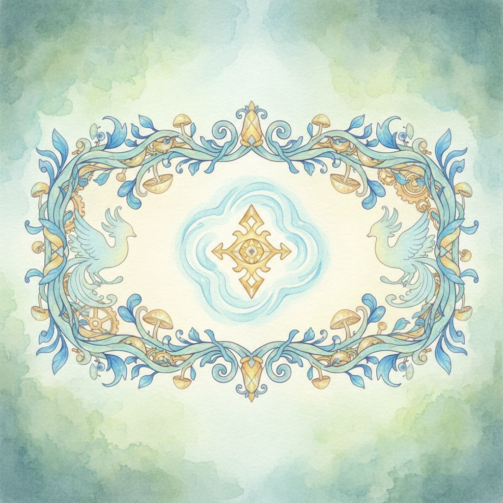 Ghibli-style decorative element for i 268.