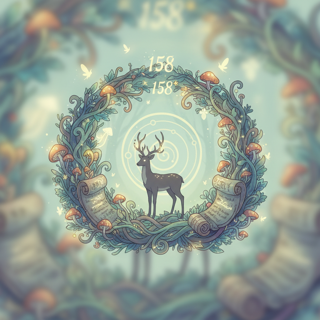 Ghibli-style decorative element for i 051.