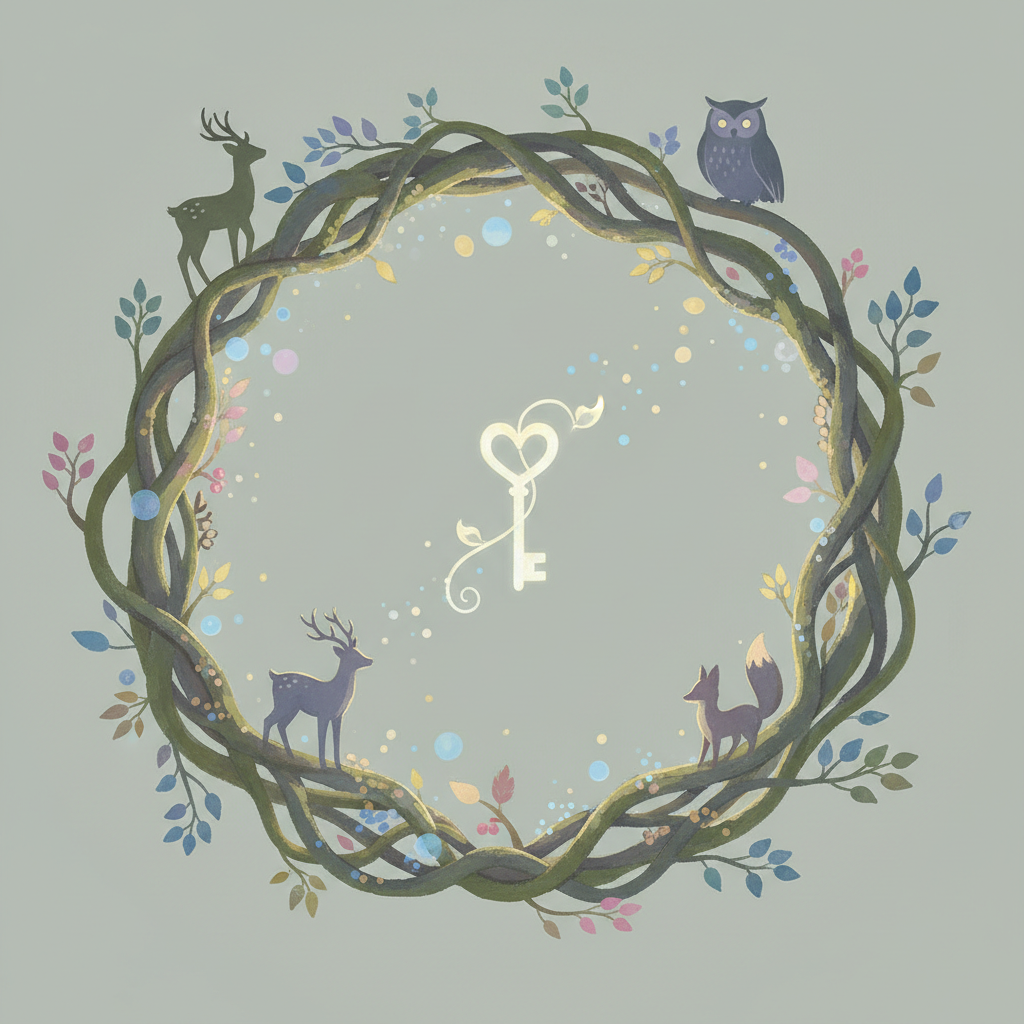 Ghibli-style decorative element for i 351.