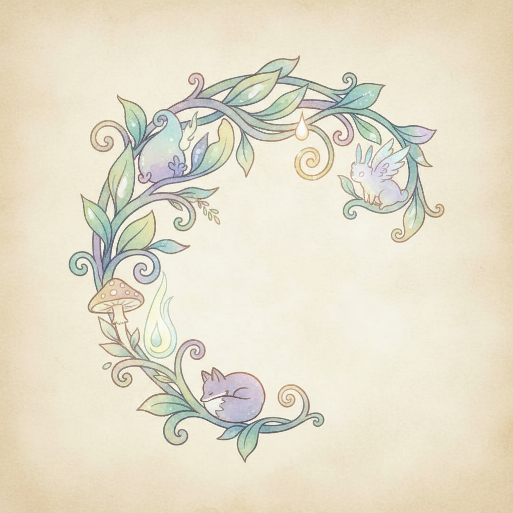 Ghibli-style decorative element for i 356.