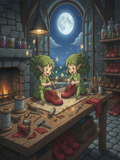 THE ELVES AND THE SHOEMAKER