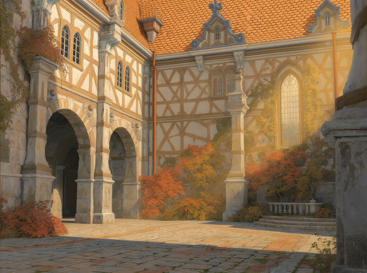 The Royal Palace Courtyard