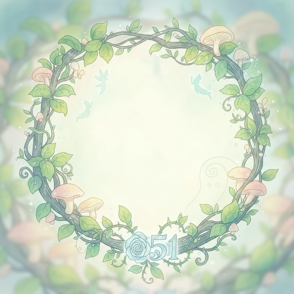 Ghibli-style decorative element for i 386.