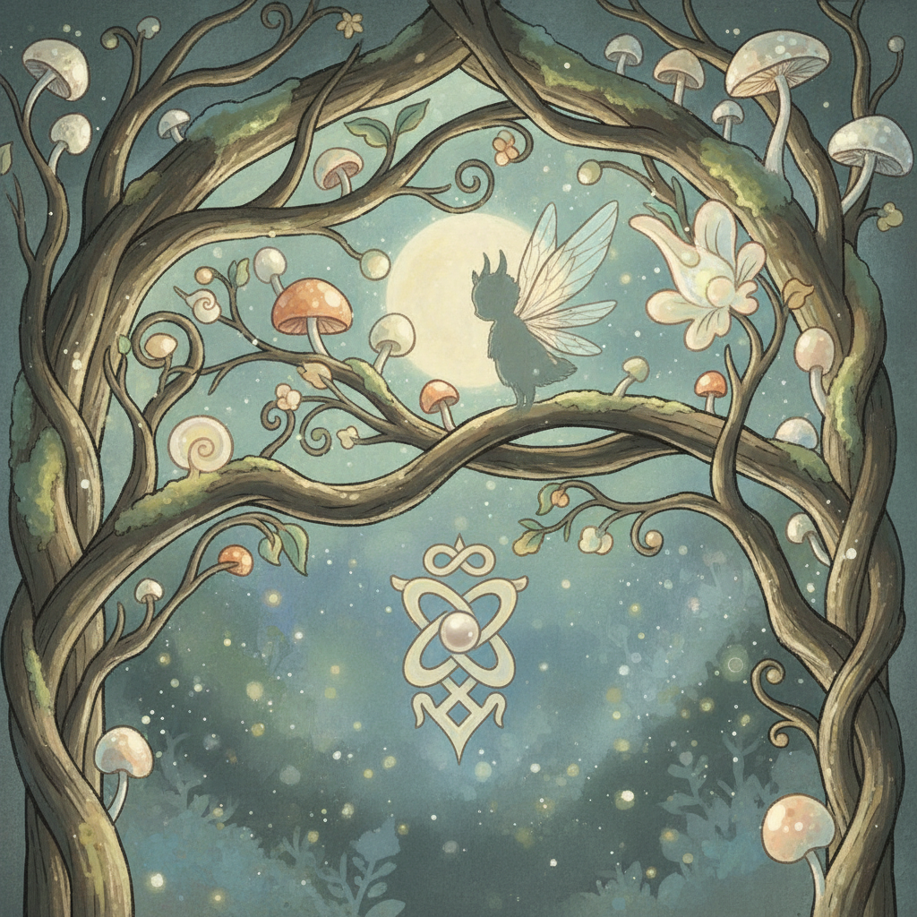 Ghibli-style decorative element for i 232.