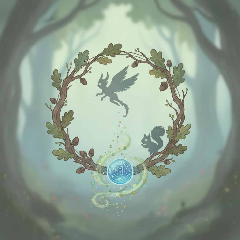 Ghibli-style decorative element for i 153.