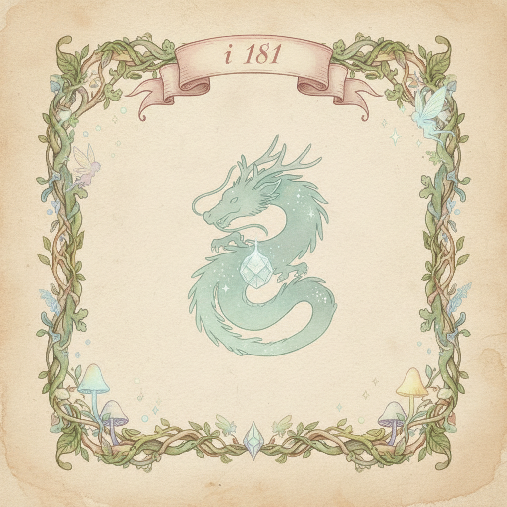 Ghibli-style decorative element for i 158.