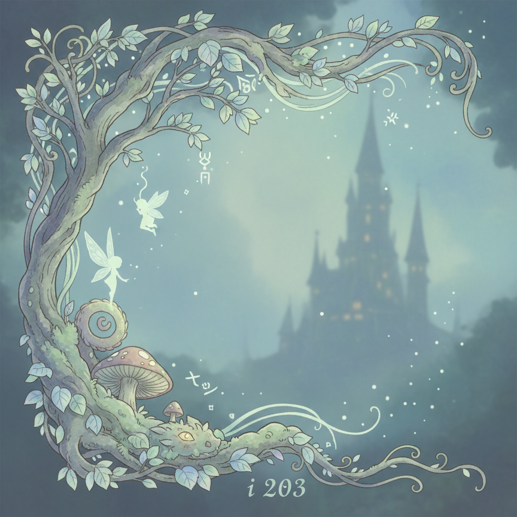 Ghibli-style decorative element for i 312.