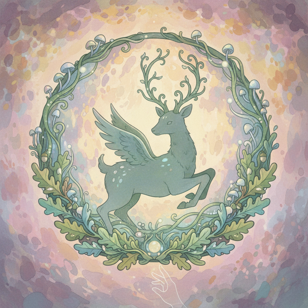 Ghibli-style decorative element for i 261.