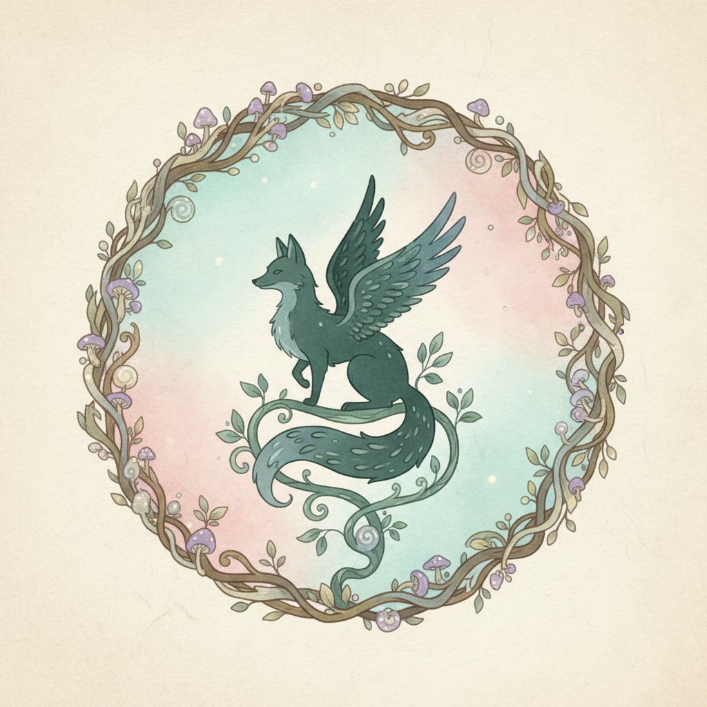 Ghibli-style decorative element for i 264.