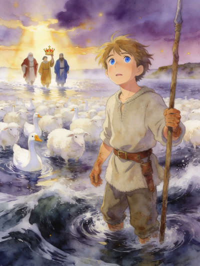 Death and the goose herder