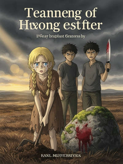 The hand with the knife