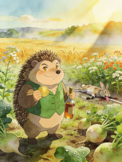 The hare and the hedgehog