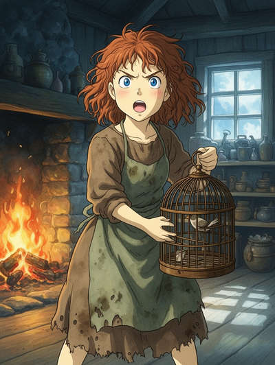The old woman in the wood