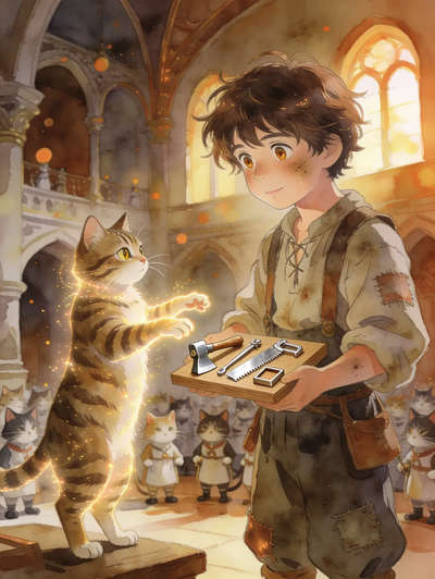 The poor miller's boy and the cat