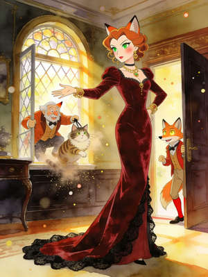 The wedding of Mrs. Fox