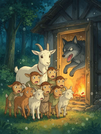 The wolf and the seven young kids