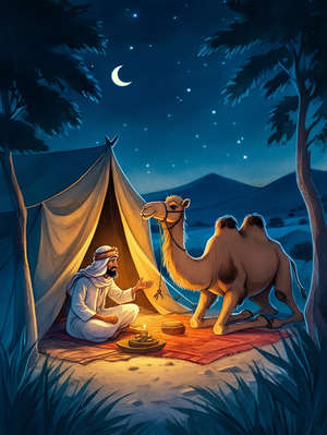 THE ARAB AND HIS CAMEL
