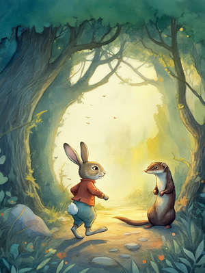 THE CAT, THE WEASEL, AND THE YOUNG RABBIT