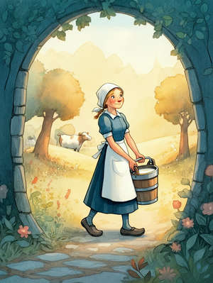 THE COUNTRY MAID AND HER MILK-PAIL