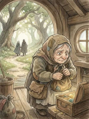 THE WIDOWS AND THE STRANGERS