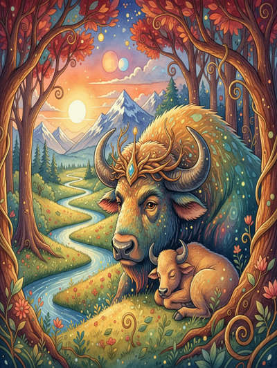 THE KING OF THE BUFFALOES