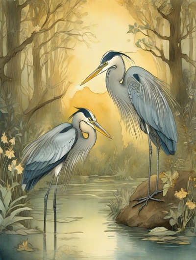 THE STORY OF THE HERONS