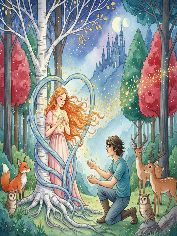 White Birch poster preview
