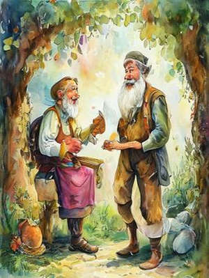 THE COBBLER AND THE RICH MAN