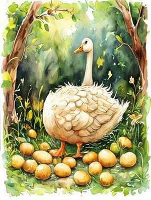 THE GOOSE THAT LAID GOLD EGGS