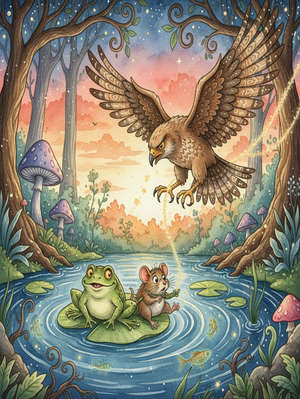 THE MOUSE AND THE FROG