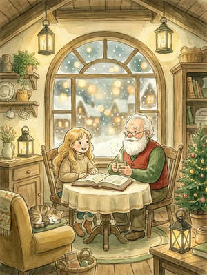 FATHER CHRISTMAS AT HOME
