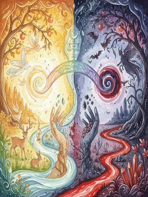HOW GOOD AND EVIL CAME TO BE
