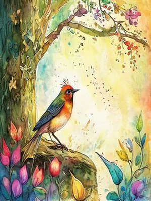 HOW THE ROBIN BURNED HIS BREAST