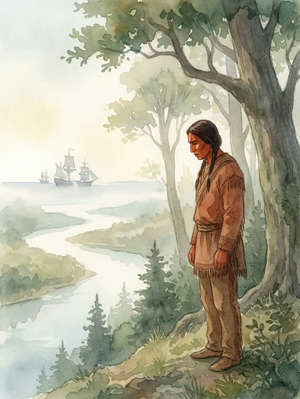HOW THE WHITE MAN CAME