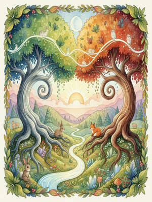 WHAT THE ASH AND THE MAPLE LEARNED