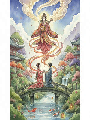 THE COMING OF BENTEN SAMA