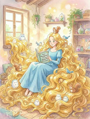 A CORNER IN CURLS