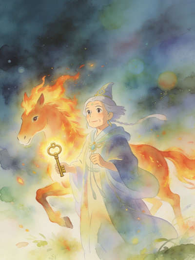 THE FLAMING HORSE