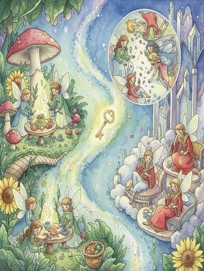 THE FAIRIES WHO CHANGED PLACES