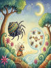 THE SPIDER AND THE FLEA