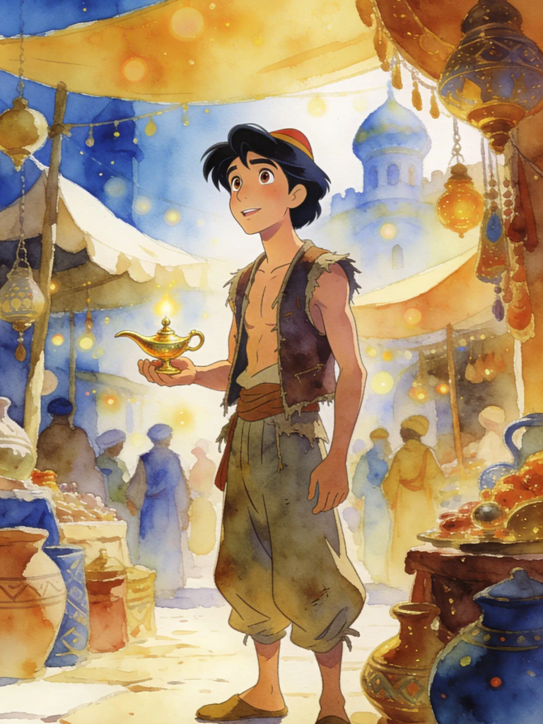 Cover: [ALADDIN and the WONDERFUL LAMP](#contents)