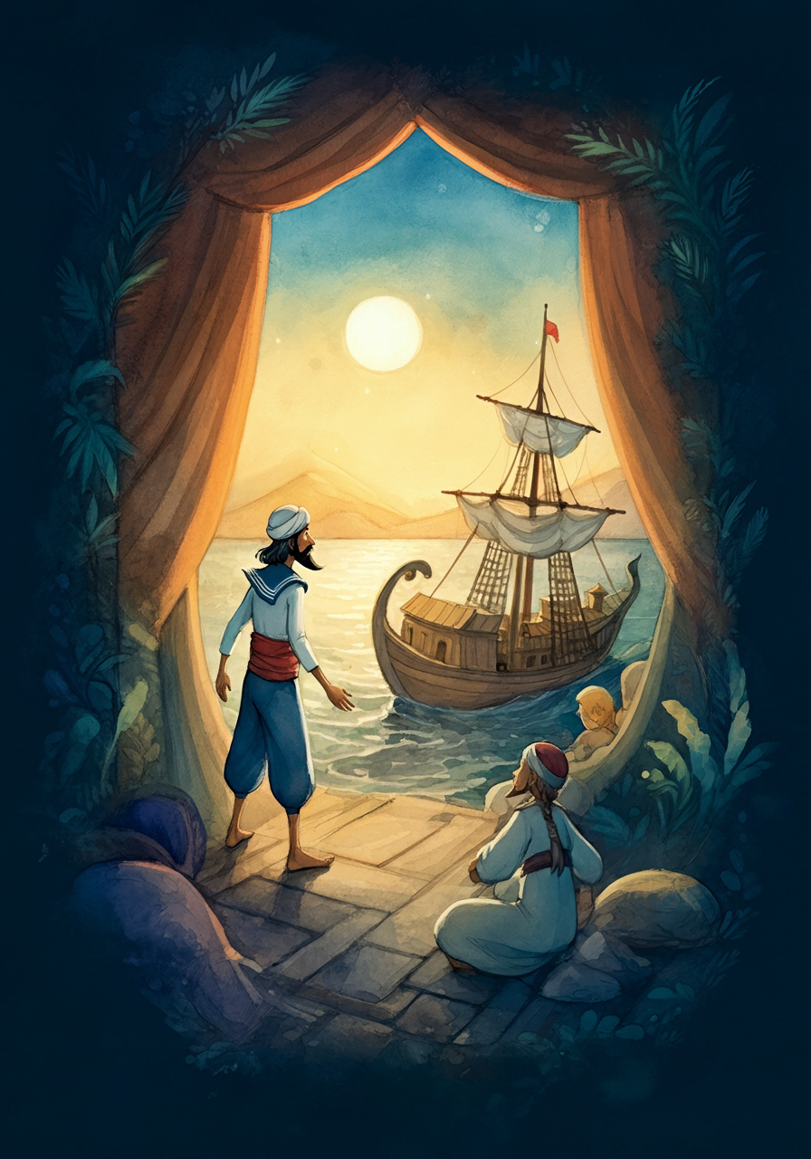 Cover: [SINDBAD the SAILOR](#contents)