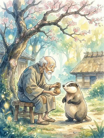 THE BADGER'S MONEY