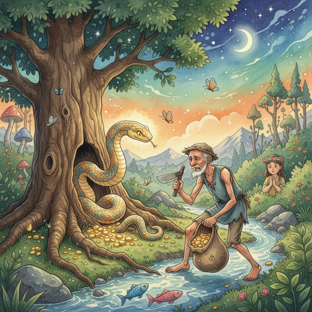 Cover: The Gold-giving Serpent