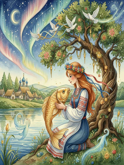 THE GIRL AND THE FISH