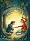 A FOX IN A TRAP